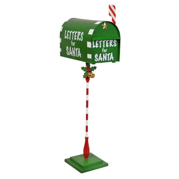 Design Toscano FU16851 14 Inch Letters for Santa Metal Mailbox Statue