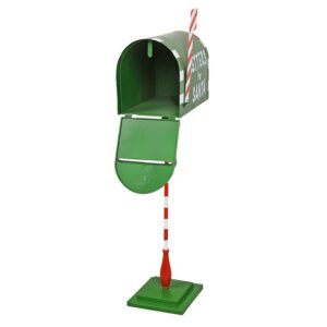 Design Toscano FU16851 14 Inch Letters for Santa Metal Mailbox Statue