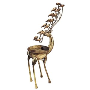 Design Toscano FU80103 17 1/2 Inch Deer Antler Falls Metal Fountain