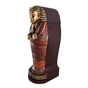 Design Toscano FY89119 9 Inch King Tut Sarcophagus CD Cabinet