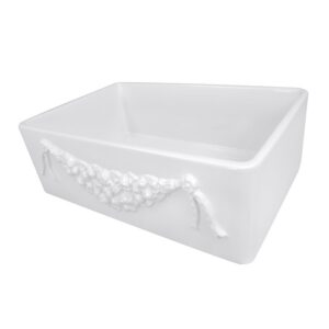 Nantucket Sinks Garland-30W Cape 30.25 Inch Italian Farmhouse Fireclay Sink