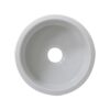 Nantucket Sinks Hyannis-18 Cape 18 inch Fireclay Round Bar-Prep Sink