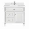 James Martin JM 424-V36 Lorelai 36 Inch Free-Standing Single Sink Bathroom Vanity with 3 CM Top