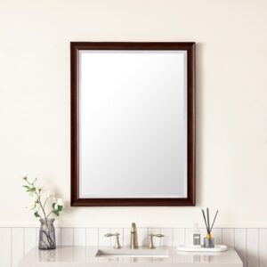 James Martin JM 735-M30 Glenbrooke 30 Inch Rectangle Soft Maple Solid Bathroom Mirror