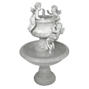 Design Toscano JY1968 27 1/2 Inch Cherubs at Play Fountain