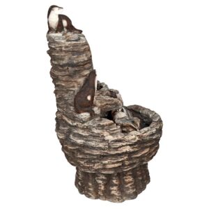 Design Toscano KY1008 Tres Amigos Playfull Otter Fountain