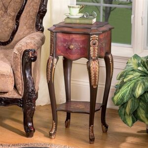 Design Toscano KY50001 15 Inch Floral Bouquet Side Table