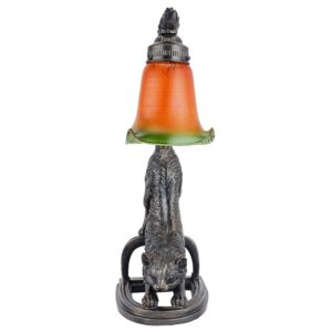 Design Toscano KY73461 8 Inch Crouching Cat Lamp