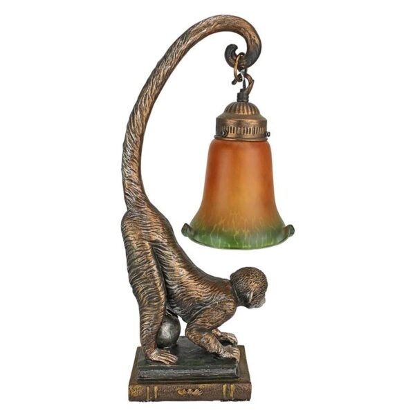 Design Toscano KY7955 4 1/2 Inch Monkey Business Table Lamp