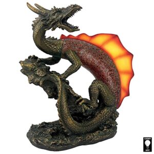 Design Toscano KY7978 13 Inch Viper the Serpent Dragon Lamp