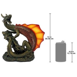 Design Toscano KY7978 13 Inch Viper the Serpent Dragon Lamp