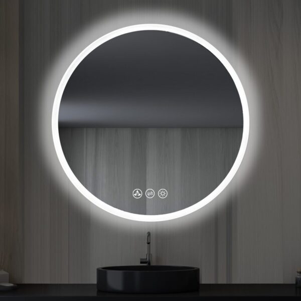 Blossom LED M3 R32 Orion 31 1/2 Inch Round LED Mirror with Frosted Side