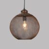 Legion Furniture LR6359-14 14 Inch Iron Pendant in Antique Brown with Spotted Gold Cover