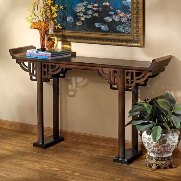 Design Toscano MH10694 54 Inch Forbidden City Asian Console Table