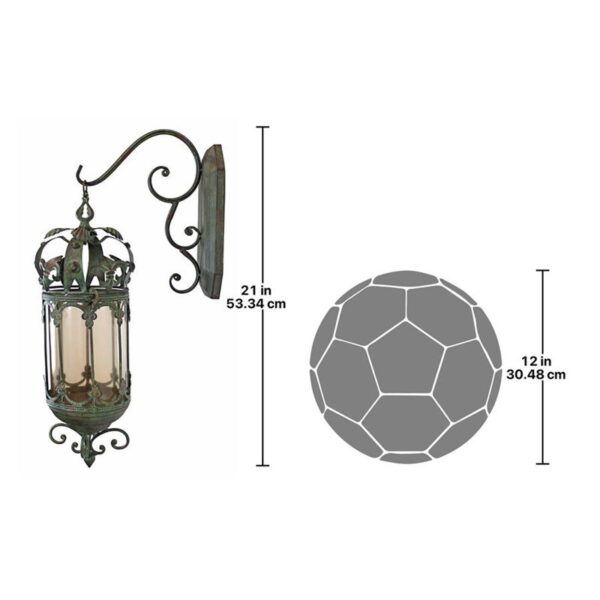 Design Toscano MH71201 6 Inch Crown Royale Lantern