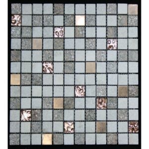 Legion Furniture MS-MIXED11 Mix Tile in Copper, White and Brown