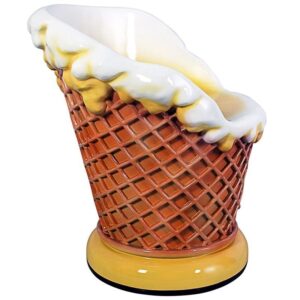 Design Toscano NE130020 26 Inch Ice Cream Cone Chair