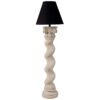 Design Toscano NE190041 26 Inch Stone Bernini Barley Twist Floor Lamp