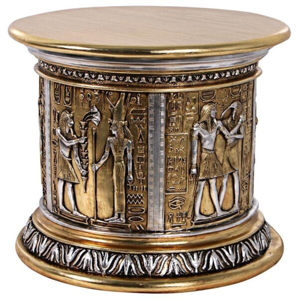 Design Toscano NE200038 23 1/2 Inch Pharaoh Ramses Temple Statuary Riser Plinth