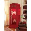 Design Toscano NE36832 30 Inch British Telephone Booth Display Cabinet