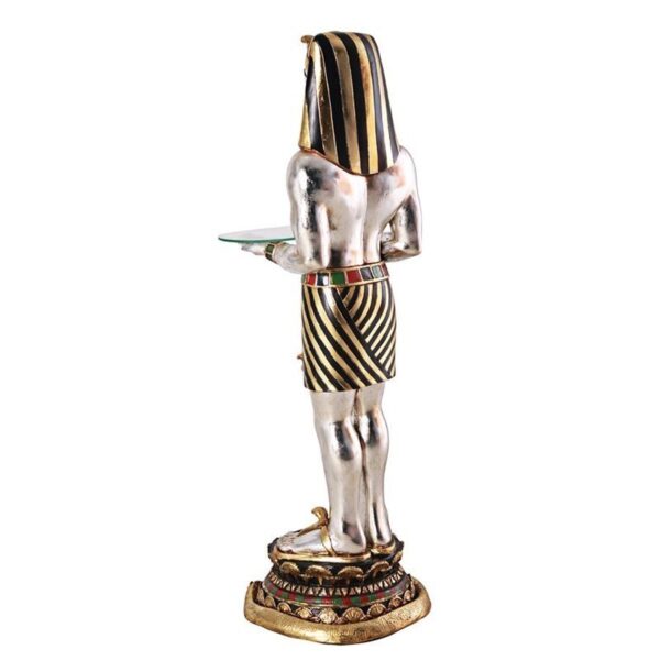 Design Toscano NE43377 14 Inch Egyptian Pharaohs Faithful Servant Table