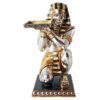 Design Toscano NE43588 22 Inch Pharaohs Kneeling Servant Table - Silver