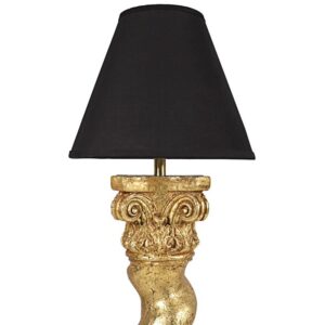 Design Toscano NE5190041 26 Inch Gold Bernini Barley Twist Floor Lamp