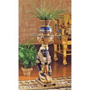 Design Toscano NE75534 9 1/2 Inch Egyptian Goddess Set Table