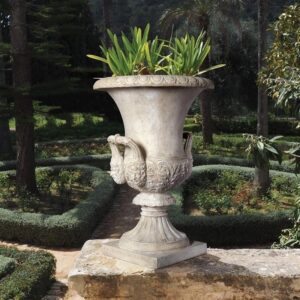 Design Toscano NE80172 17 1/2 Inch Medici Greeenman Garden Urn