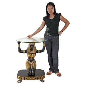 Design Toscano NE867002 21 Inch Egyptian Goddess Maat Console