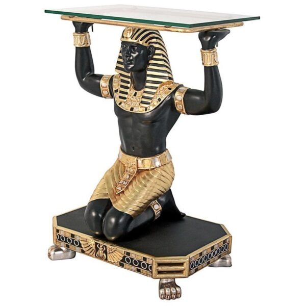 Design Toscano NE8672 22 Inch Servant to the Pharaoh Table