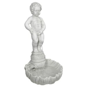 Design Toscano NG833505 17 Inch Manneken Pis with Shell Basin and Pump