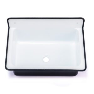 Nantucket Sinks NS-ACBS20 Anchor 19 1/2 Inch Wall Mount Bucket Bathroom Sink without Overflow