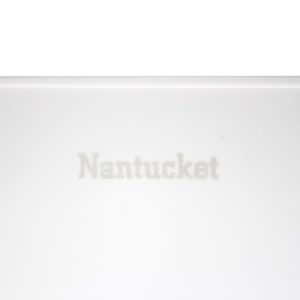 Nantucket Sinks NS-GSTR24 Glacierstone 24 Inch Rectangle White Bathroom Sink