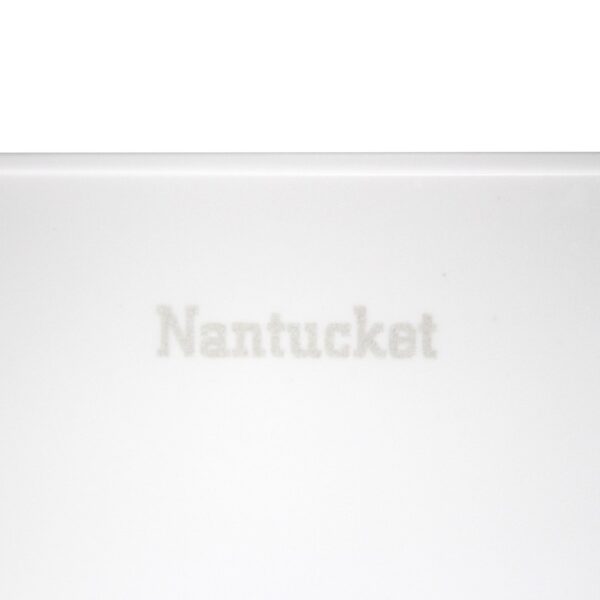 Nantucket Sinks NS-GSTR36 Glacierstone 36 Inch Rectangle White Bathroom Sink