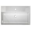 Nantucket Sinks NS-NPCS28W Newport 28 Inch Fireclay Wall Mount or Console Mount Bathroom Sink in White