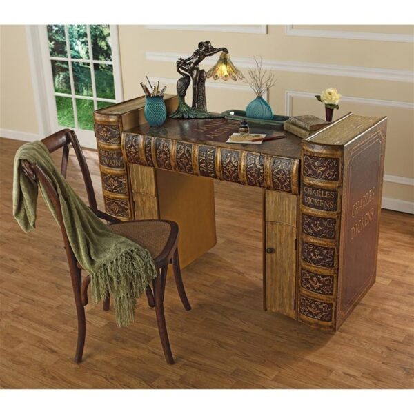 Design Toscano OA38136 50 1/2 Inch Literary Volumns Writing Desk