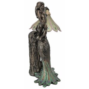 Design Toscano PD726 15 Inch Peacock Goddess Lamp