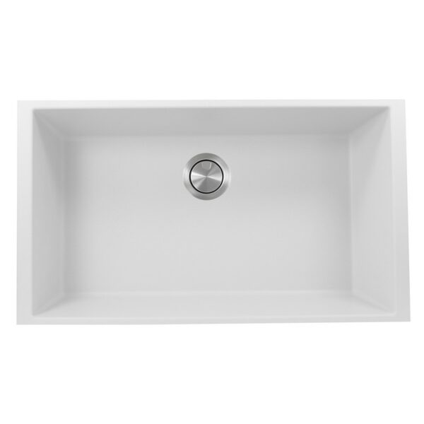 Nanatucket Sinks PR3320-UM Plymouth 33 Inch Undermount Granite Composite Sink