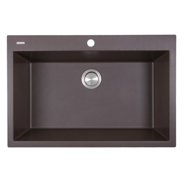 Nantucket Sinks PR3322-DM Plymouth 33 Inch Dual-mount Granite Composite Sink