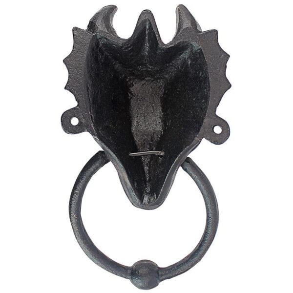 Design Toscano QH18266 3 1/2 Inch Dragon Head Door Knocker