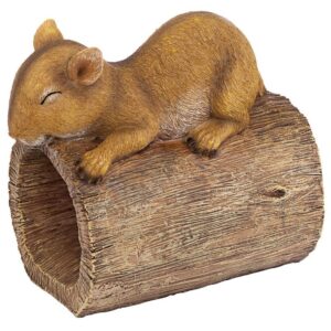 Design Toscano QM13073 9 Inch Jolly the Squirrel Gutter Guardian