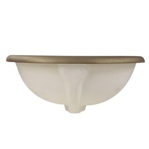 Nantucket Sinks RC73240BHY St. Louis Italian Fireclay Vanity Sink