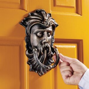 Design Toscano SP13088 7 Inch Sutherland House Greenman Doorknocker