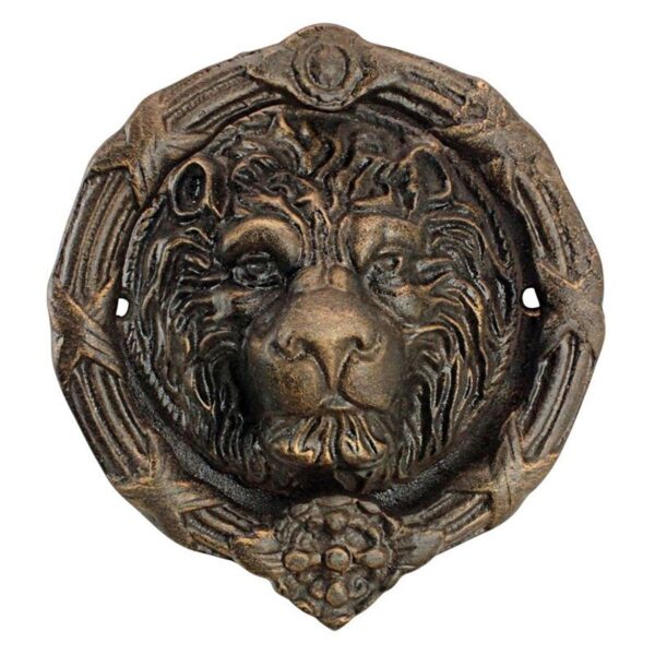 Design Toscano SP2106 8 1/2 Inch Pride of Lions Cast Iron Door Knocker