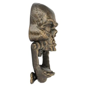 Design Toscano SP2860 4 1/2 Inch Medium Knock-Jaw Skull Door Knocker