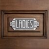 Design Toscano SP3194 6 Inch Art Deco Ladies Room Door Sign