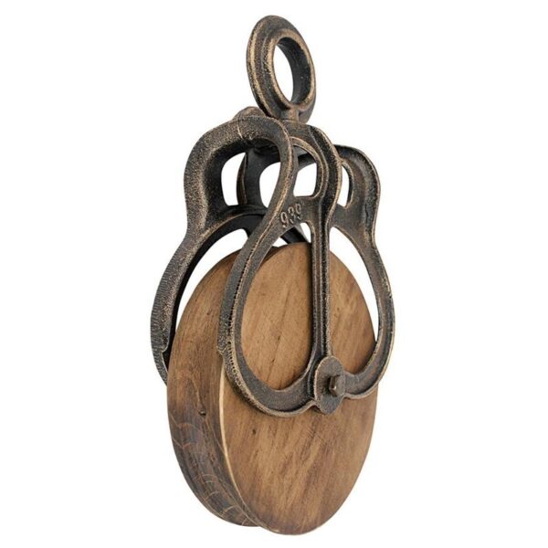 Design Toscano SP3323 8 Inch Extra Large Wood Pulley