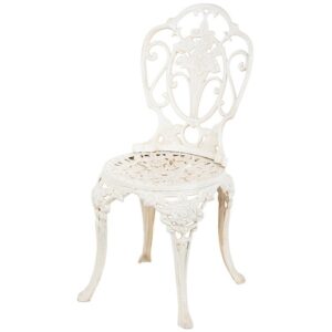 Design Toscano SP3464 15 Inch Garden of Roses Iron Bistro Chair