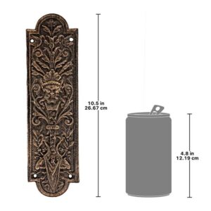 Design Toscano SP626 3 Inch Greenman Door Plate